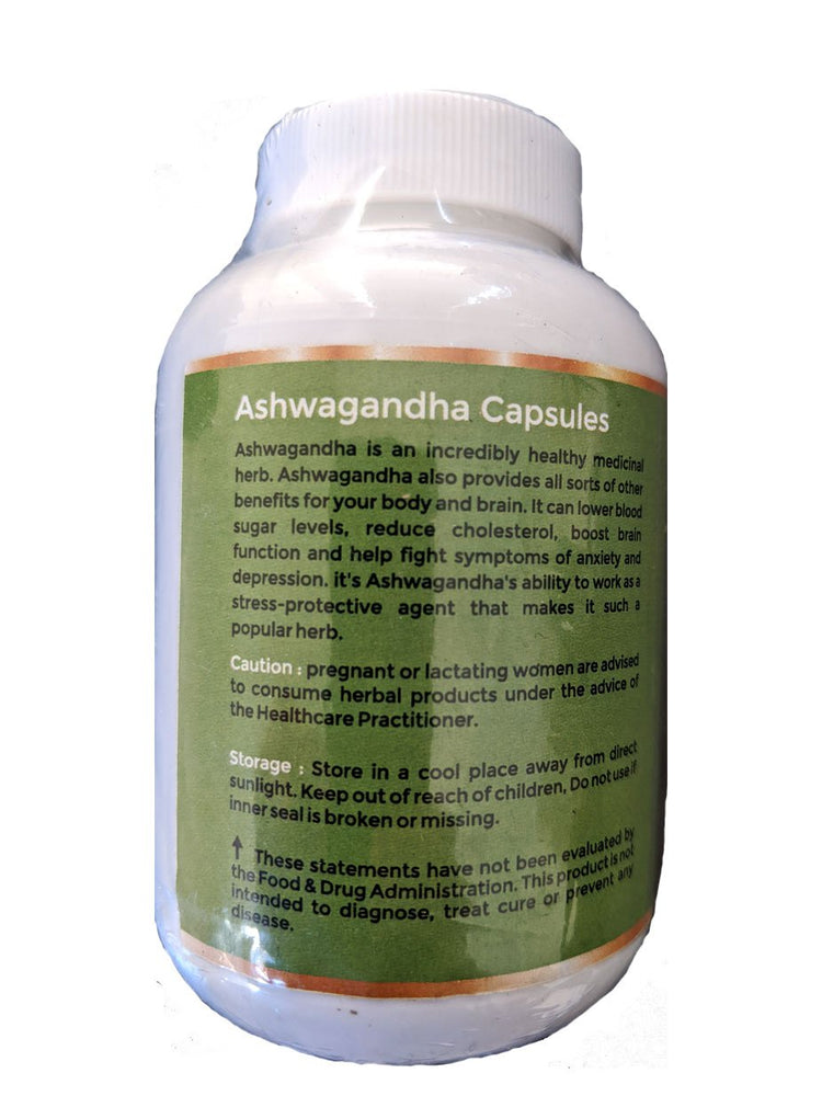 Ashwagandha in Vegetable Capsules