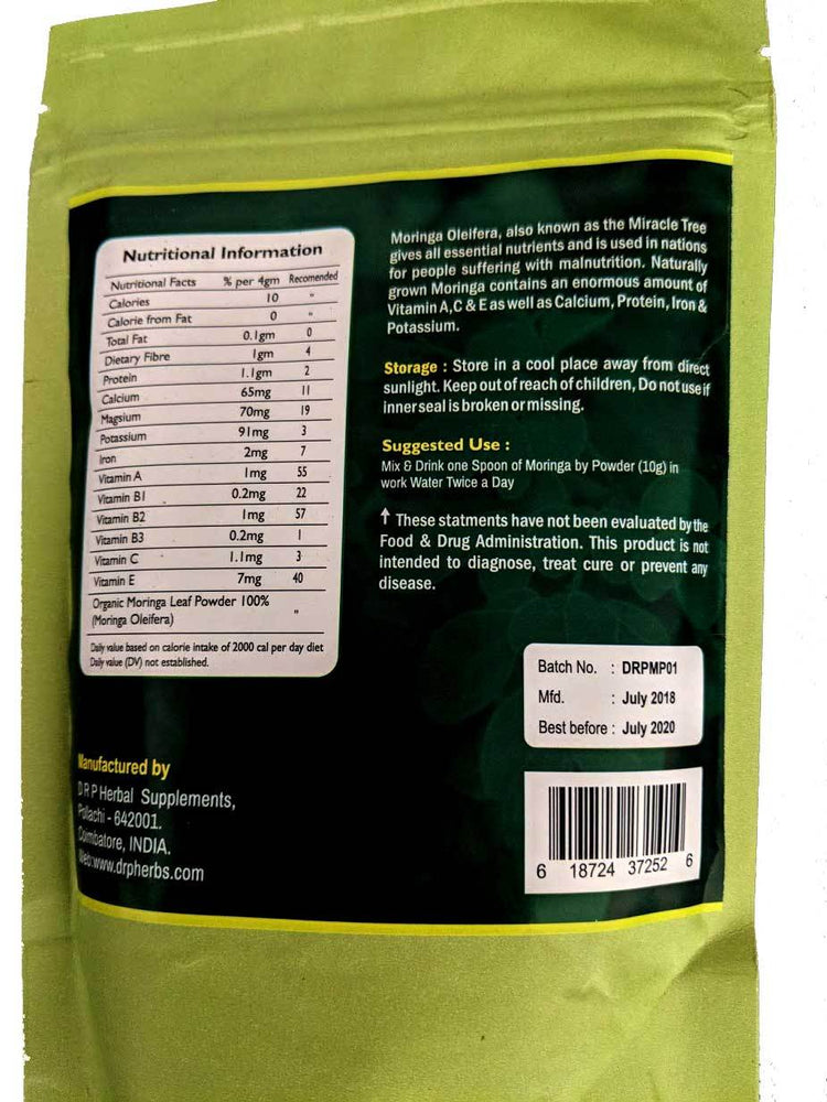 Organic Moringa Powder