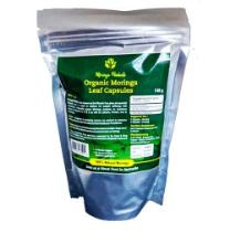 Organic Moringa Powder Veggie Capsules