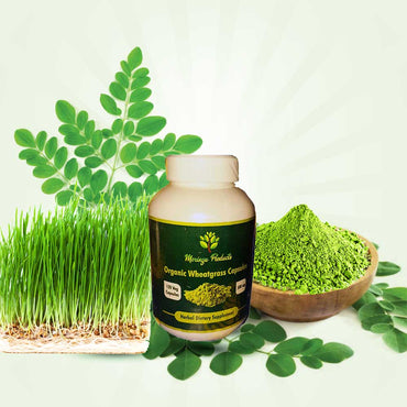 Wheatgrass in Vegetable Capsules